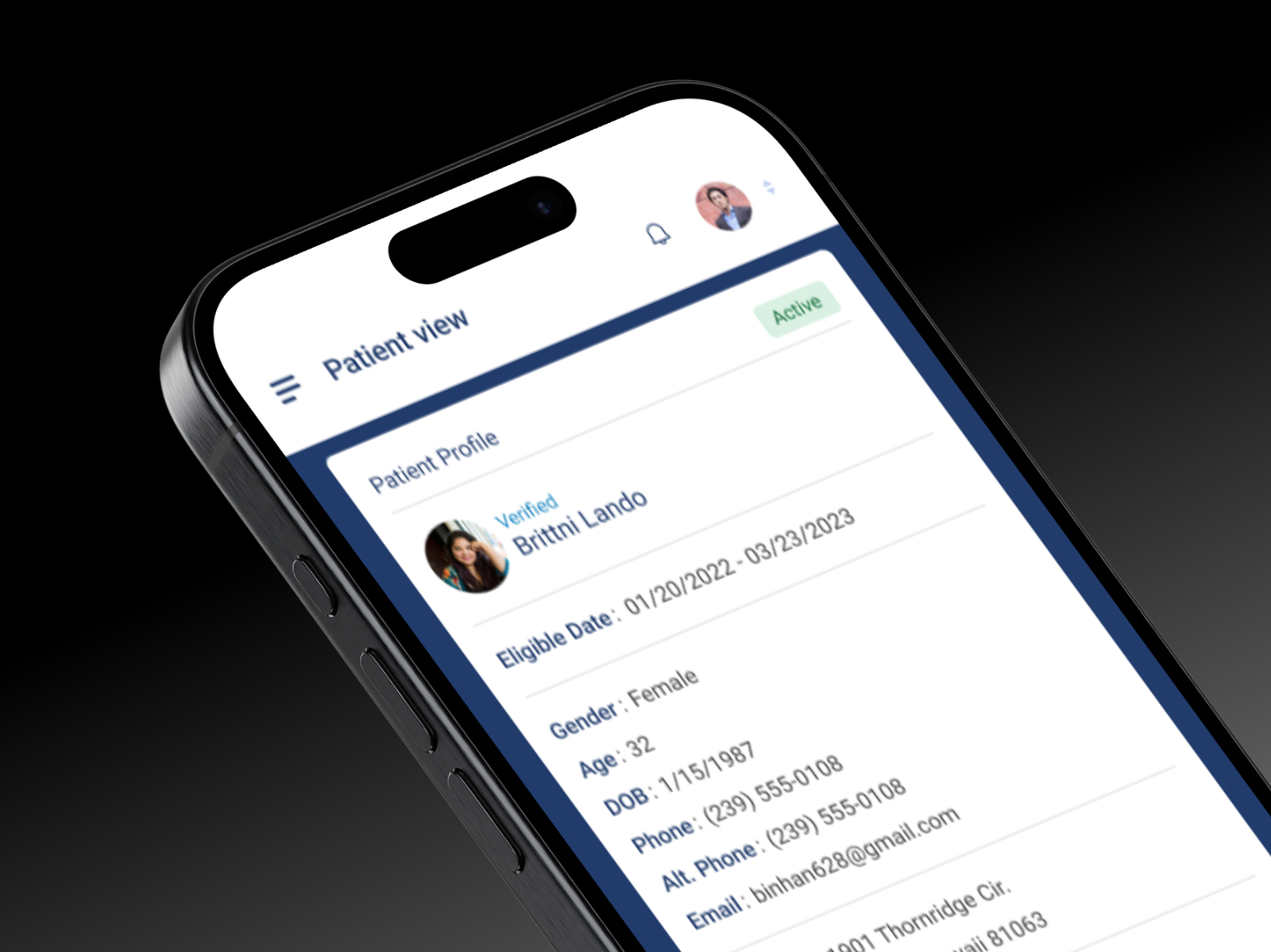 CustomCare Patient App